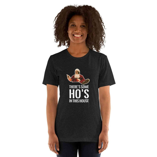 Lewis Capaldi Christmas T-Shirt | Unisex "There's Some Ho's In This House" Cotton Tee Alcyone213k