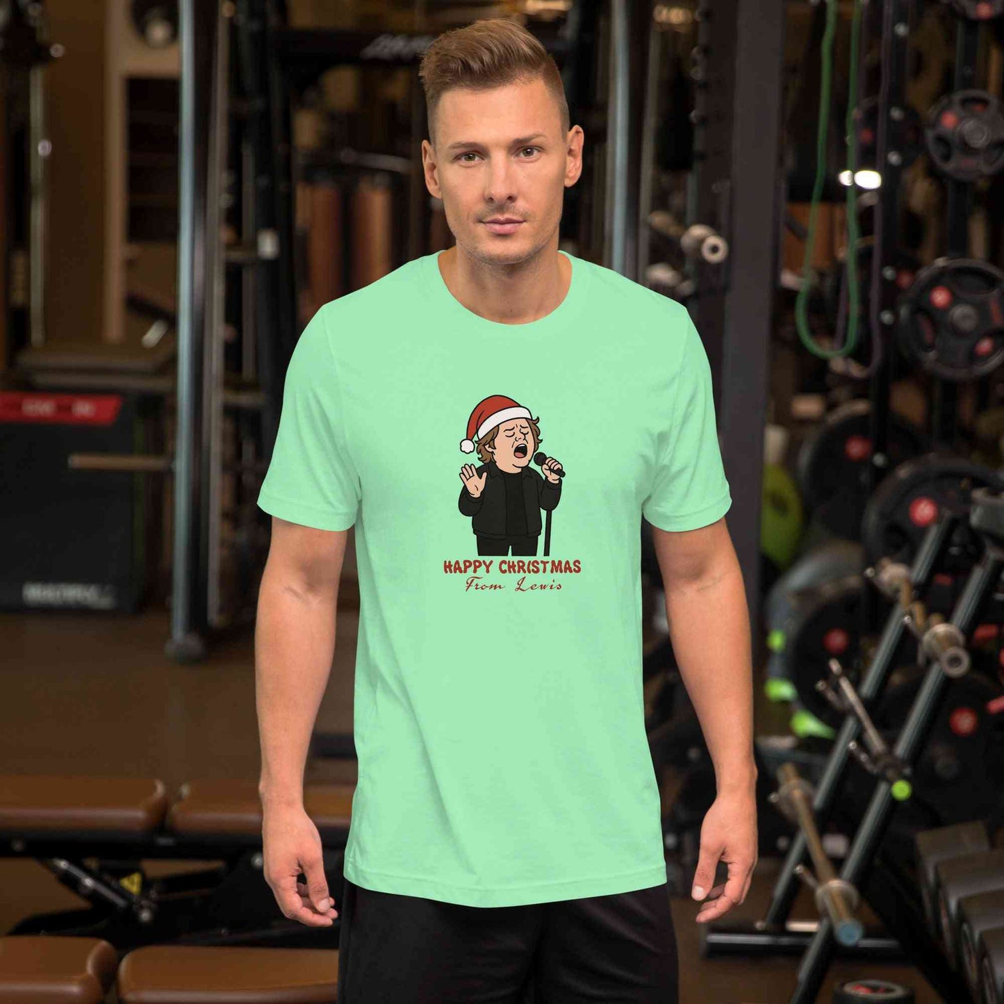 Lewis Capaldi Christmas T-Shirt Unisex | Eco-Friendly Festive Design Alcyone213k