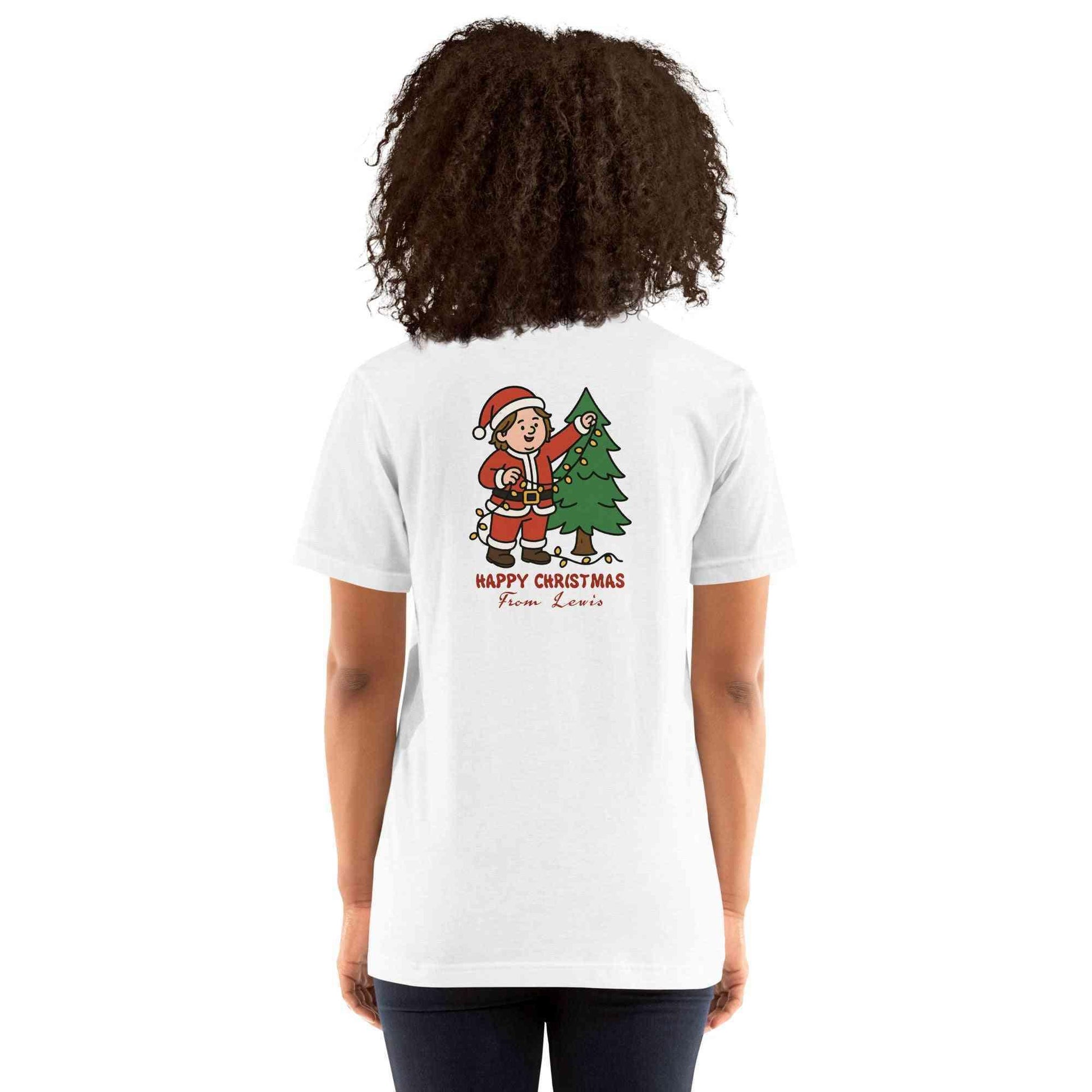 Lewis Capaldi Christmas T-Shirt | Unisex Organic Cotton Festive Tee - Alcyone213k