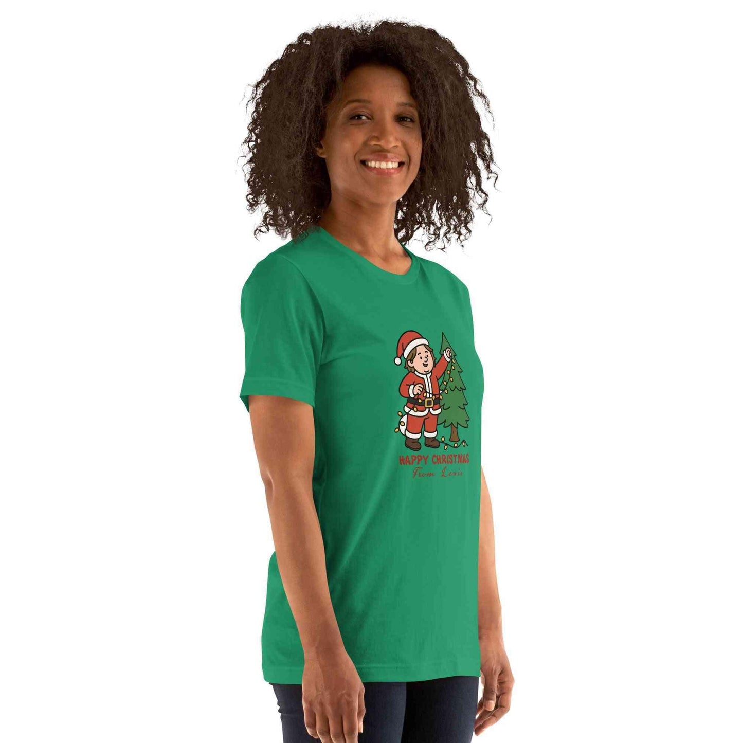 Lewis Capaldi Christmas T-Shirt | Unisex Organic Cotton Festive Tee - Alcyone213k