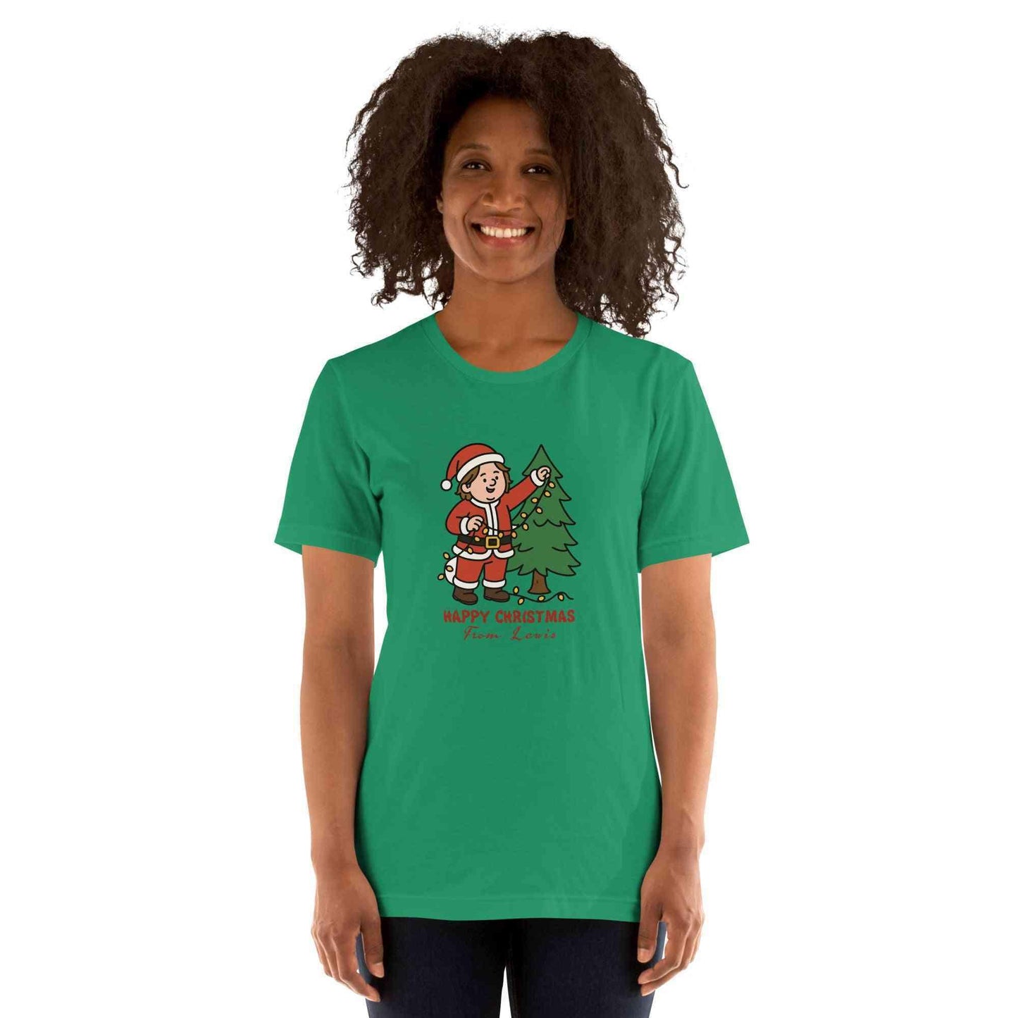 Lewis Capaldi Christmas T-Shirt | Unisex Organic Cotton Festive Tee - Alcyone213k
