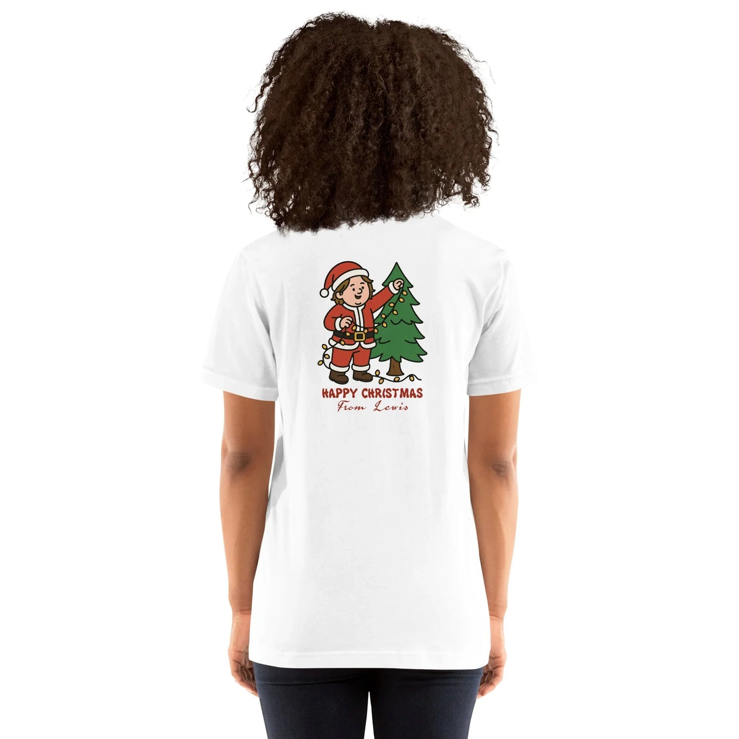 Lewis Capaldi Christmas T-Shirt | Unisex Organic Cotton Festive Tee - Alcyone213k