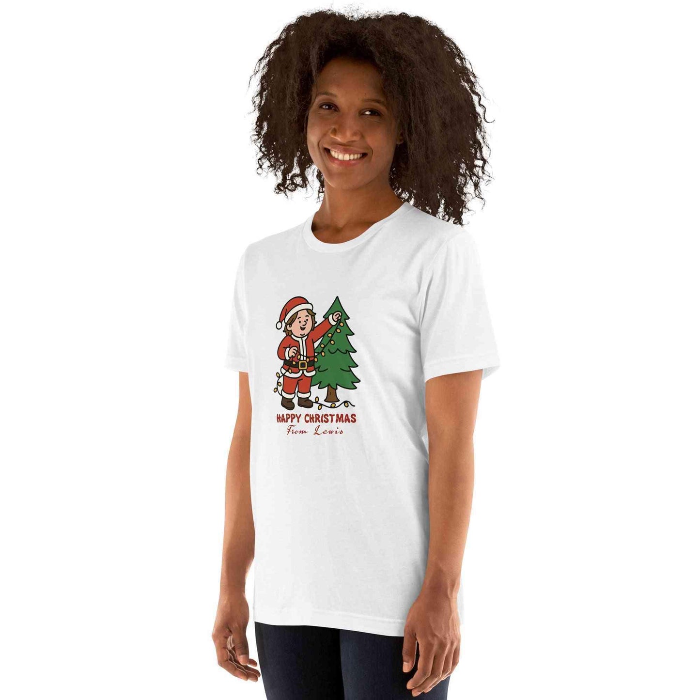 Lewis Capaldi Christmas T-Shirt | Unisex Organic Cotton Festive Tee - Alcyone213k