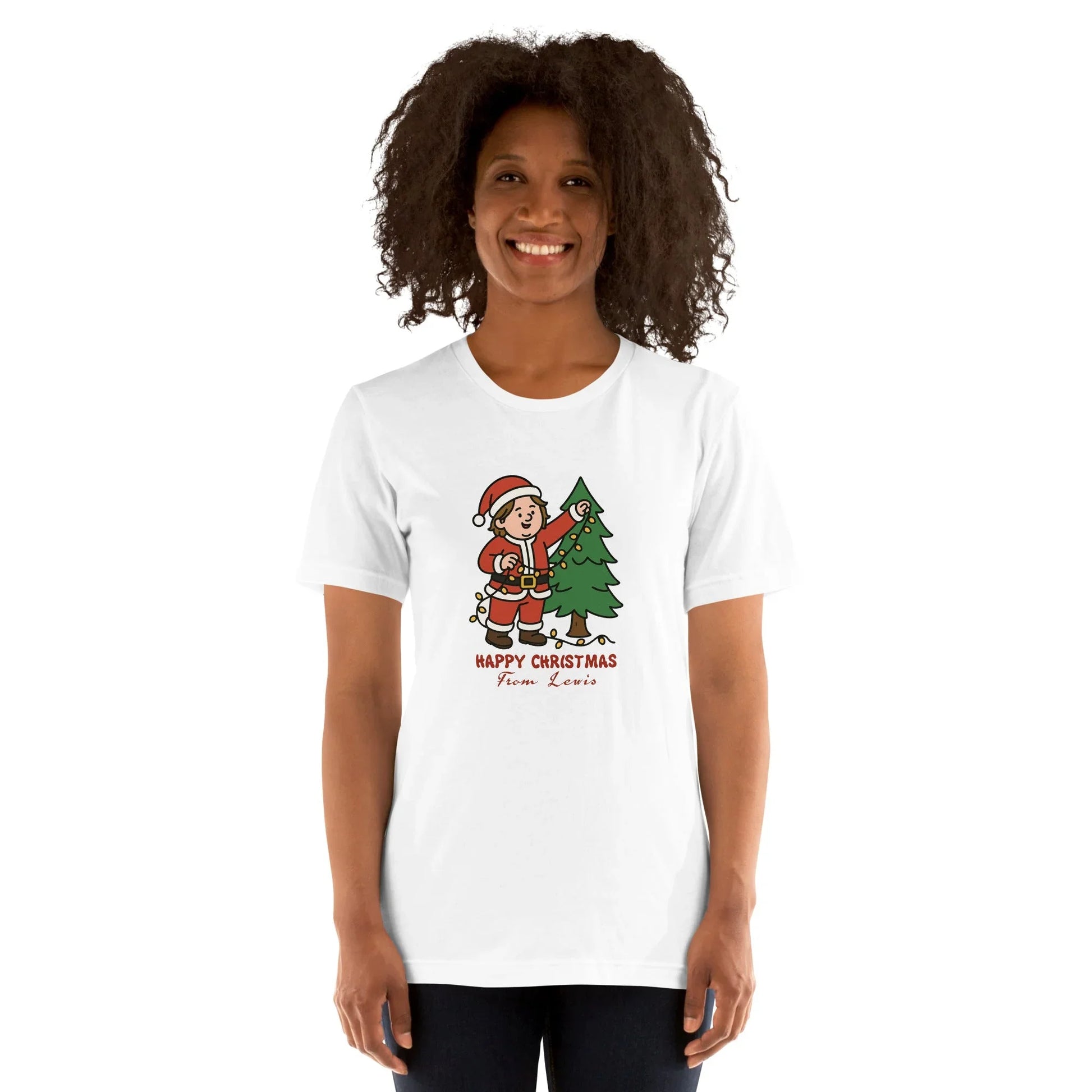 Lewis Capaldi Christmas T-Shirt | Unisex Organic Cotton Festive Tee - Alcyone213k