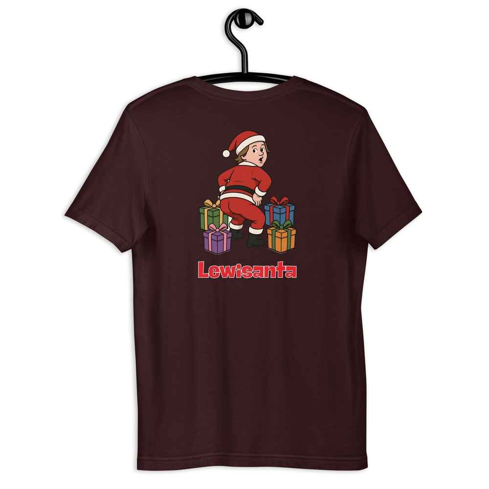 Lewis Capaldi Christmas T-Shirt - Eco-Friendly Sustainable Cotton Alcyone213k