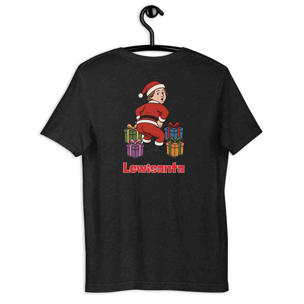 Lewis Capaldi Christmas T-Shirt - Eco-Friendly Sustainable Cotton Alcyone213k