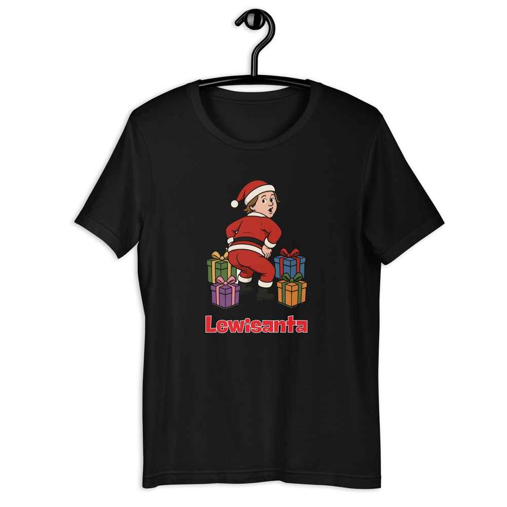 Lewis Capaldi Christmas T-Shirt - Eco-Friendly Sustainable Cotton Alcyone213k