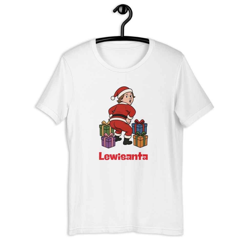Lewis Capaldi Christmas T-Shirt - Eco-Friendly Sustainable Cotton Alcyone213k