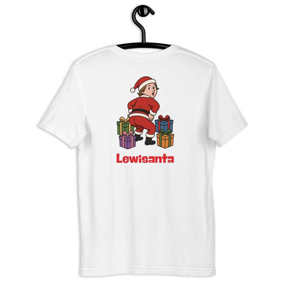 Lewis Capaldi Christmas T-Shirt - Eco-Friendly Sustainable Cotton Alcyone213k