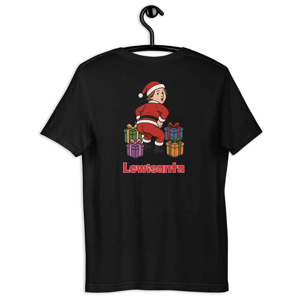 Lewis Capaldi Christmas T-Shirt - Eco-Friendly Sustainable Cotton Alcyone213k