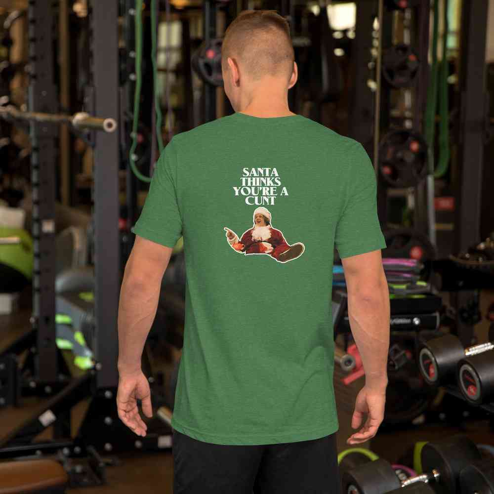 Lewis Capaldi Unisex Christmas T-Shirt | Santa Thinks You A Cunt Design Alcyone213k