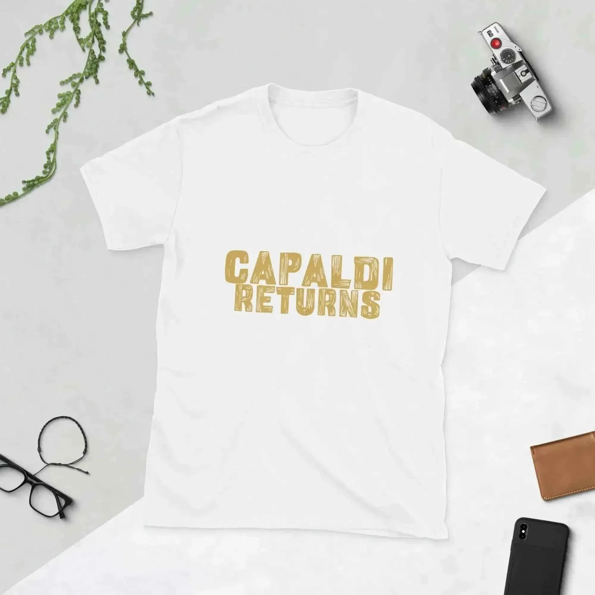 Lewis Capaldi Tour T-Shirt | 100% Cotton Gold Print T-shirt Alcyone213k