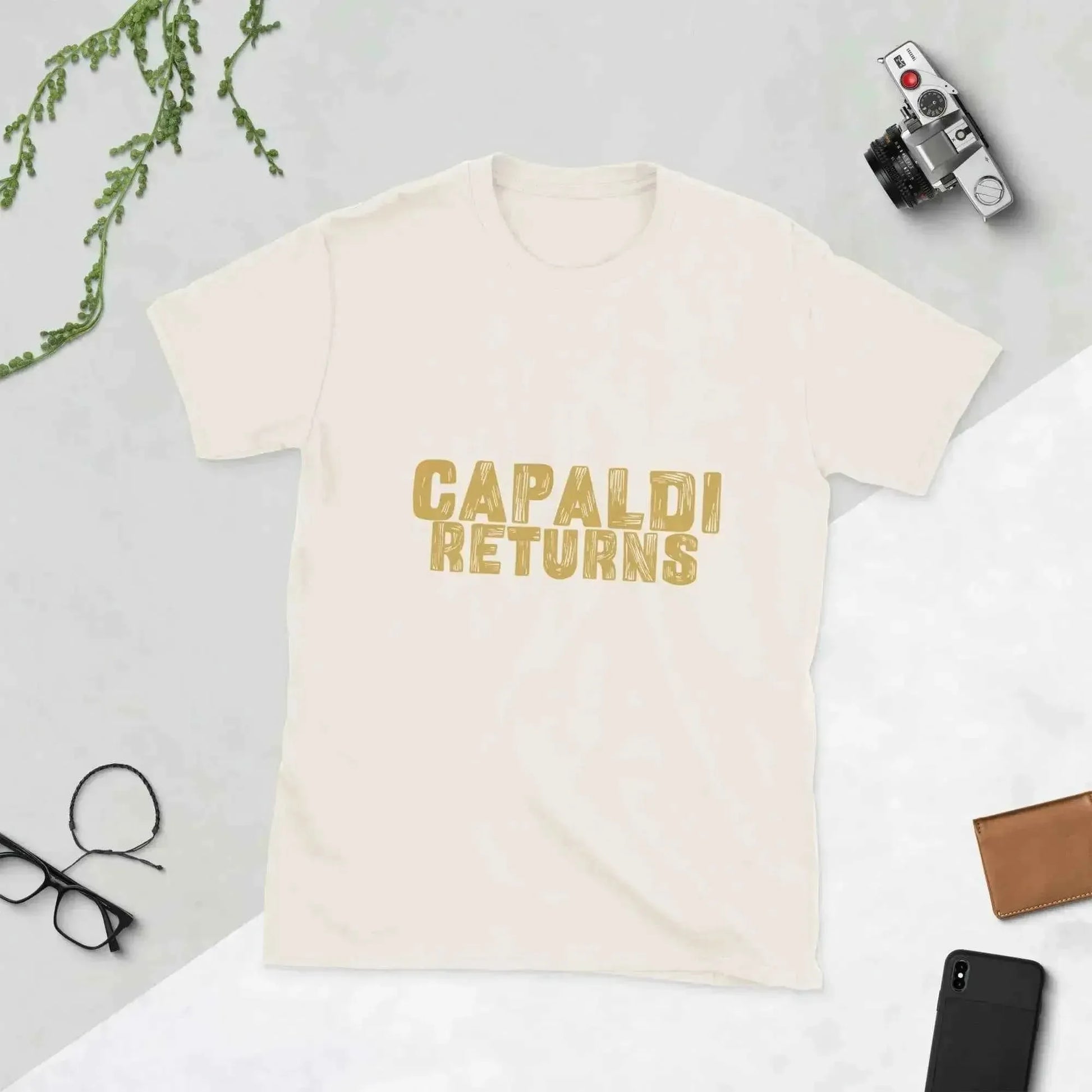 Lewis Capaldi Tour T-Shirt | 100% Cotton Gold Print T-shirt Alcyone213k
