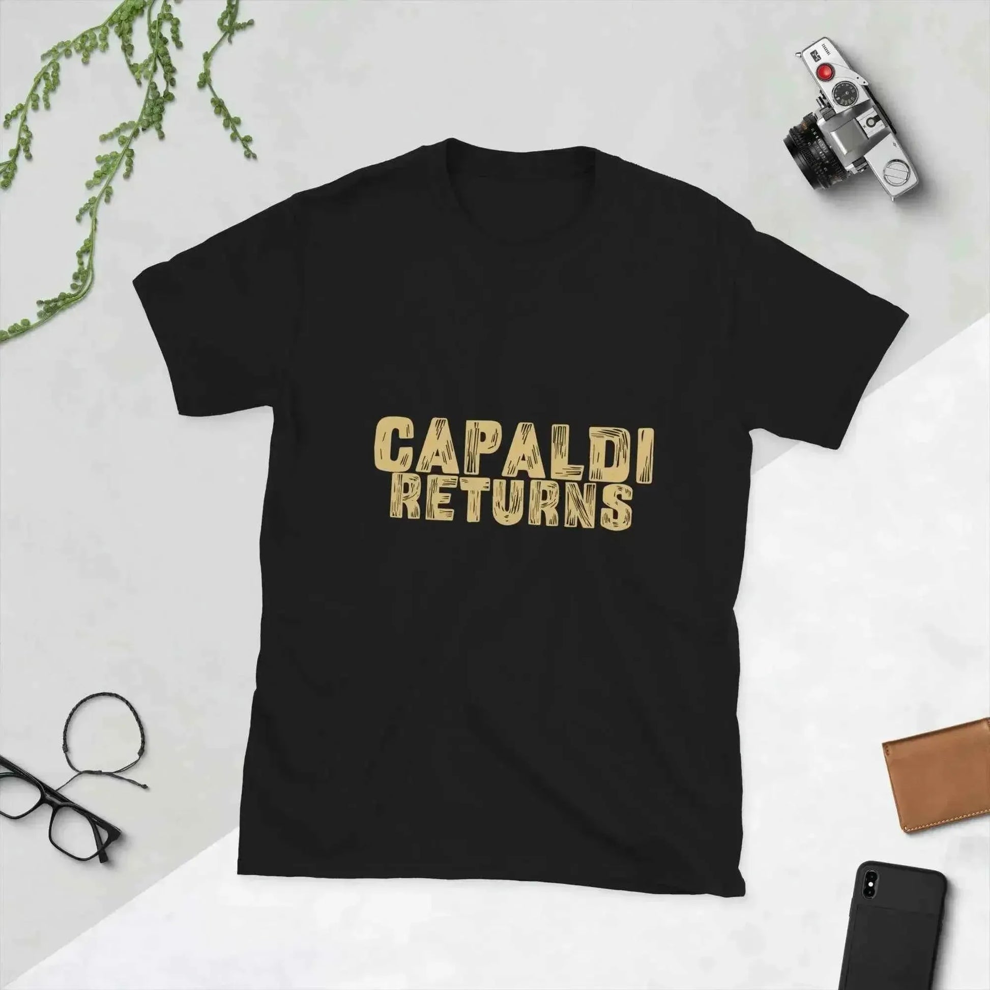 Lewis Capaldi Tour T-Shirt | 100% Cotton Gold Print T-shirt Alcyone213k