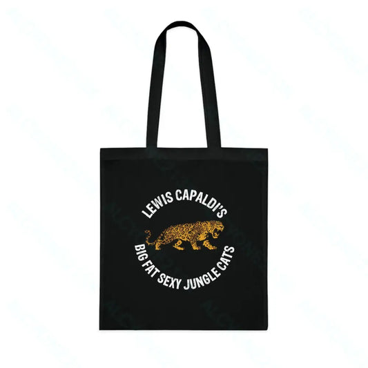 Lewis Capaldi Cotton Tote Bag - Big Fat Sexy Jungle Cats