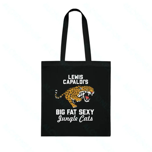 Lewis Capaldi Cotton Tote Bag - Big Fat Sexy Jungle Cats