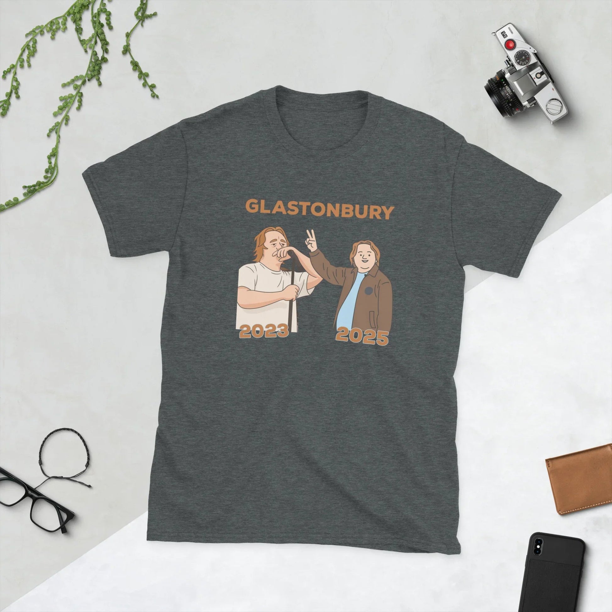 Lewis Capaldi Glastonbury T-Shirt | Sustainable Cotton Unisex Fan Apparel T-shirt Alcyone213k