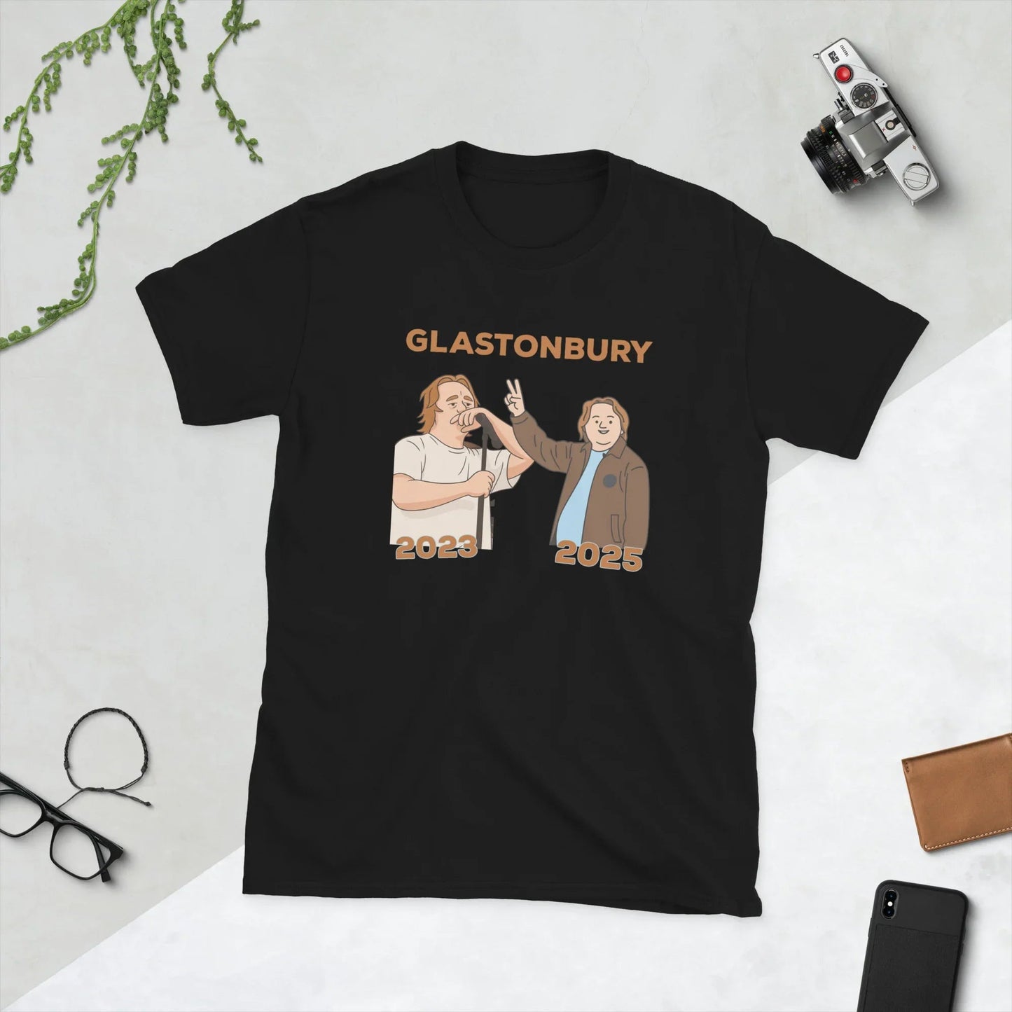 Lewis Capaldi Glastonbury T-Shirt | Sustainable Cotton Unisex Fan Apparel T-shirt Alcyone213k