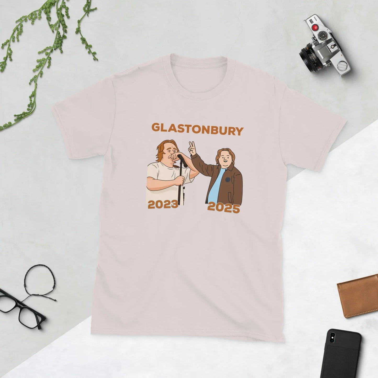Lewis Capaldi Glastonbury T-Shirt | Sustainable Cotton Unisex Fan Apparel T-shirt Alcyone213k