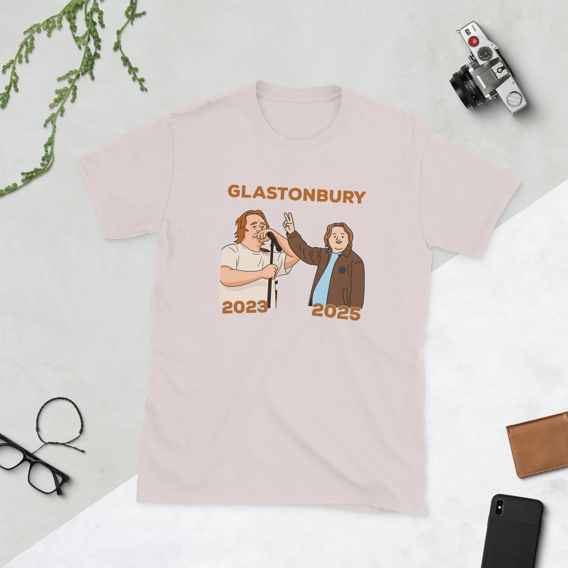 Lewis Capaldi Glastonbury T-Shirt | Sustainable Cotton Unisex Fan Apparel T-shirt Alcyone213k