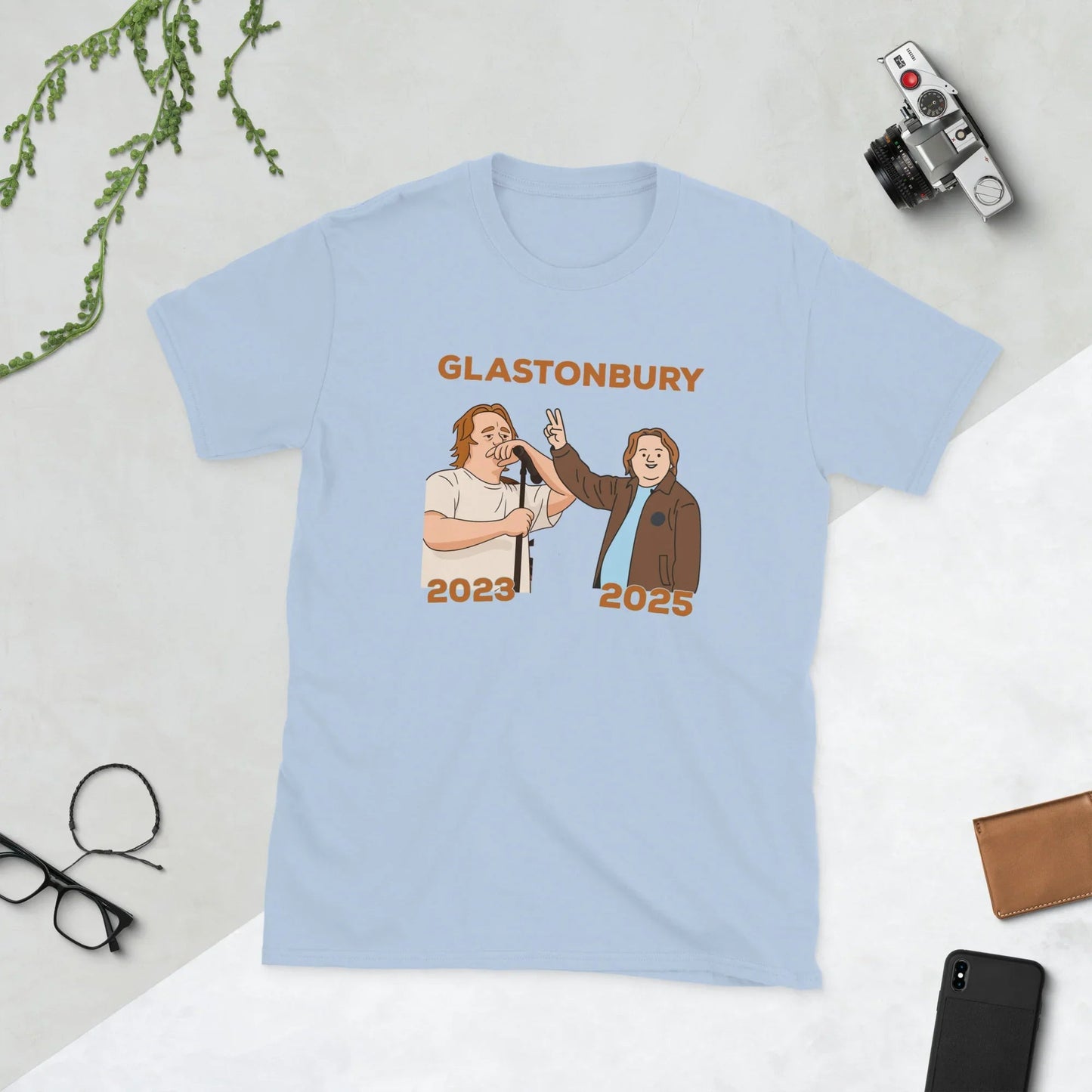 Lewis Capaldi Glastonbury T-Shirt | Sustainable Cotton Unisex Fan Apparel T-shirt Alcyone213k