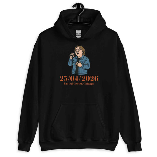 Lewis Capaldi 2026 Tour Hoodie - Black Unisex Sustainable Concert Merch Alcyone213k