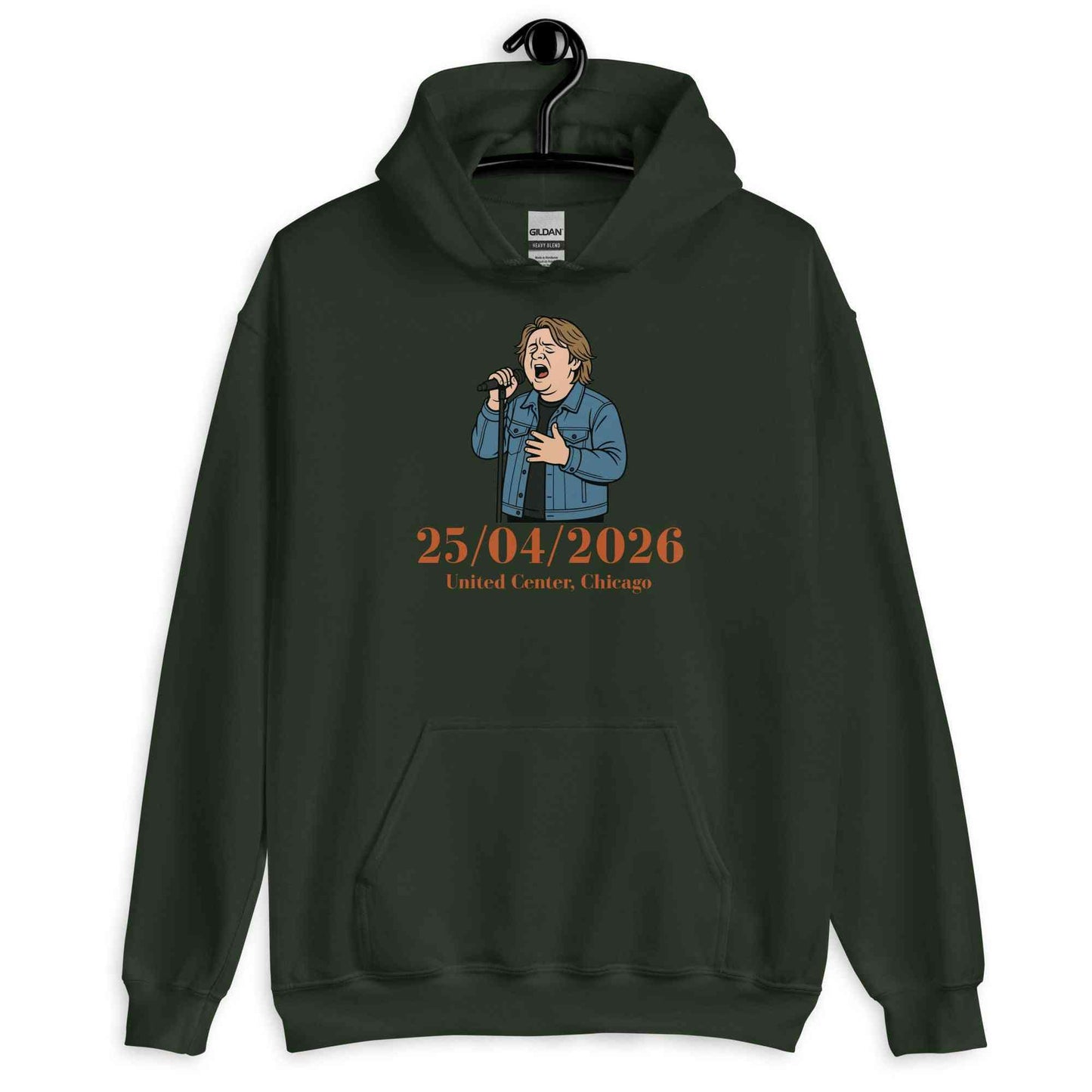Lewis Capaldi 2026 Tour Hoodie - Black Unisex Sustainable Concert Merch Alcyone213k