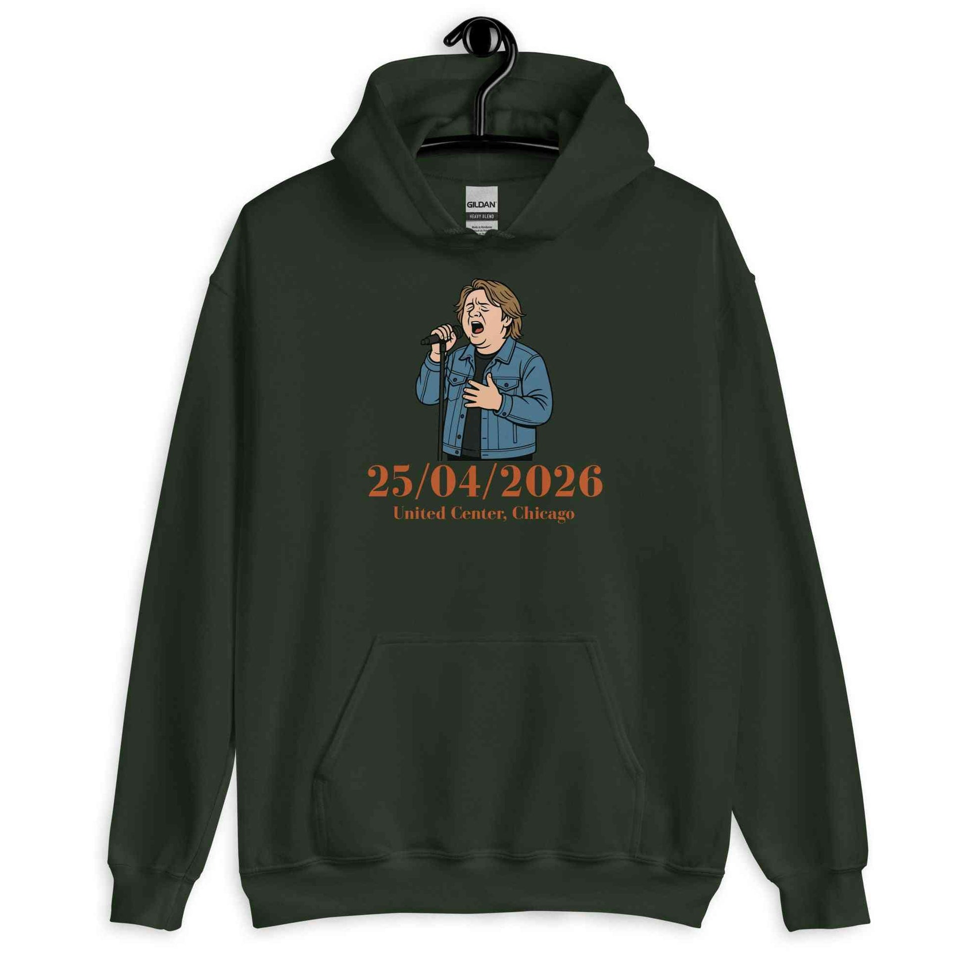 Lewis Capaldi 2026 Tour Hoodie - Black Unisex Sustainable Concert Merch Alcyone213k