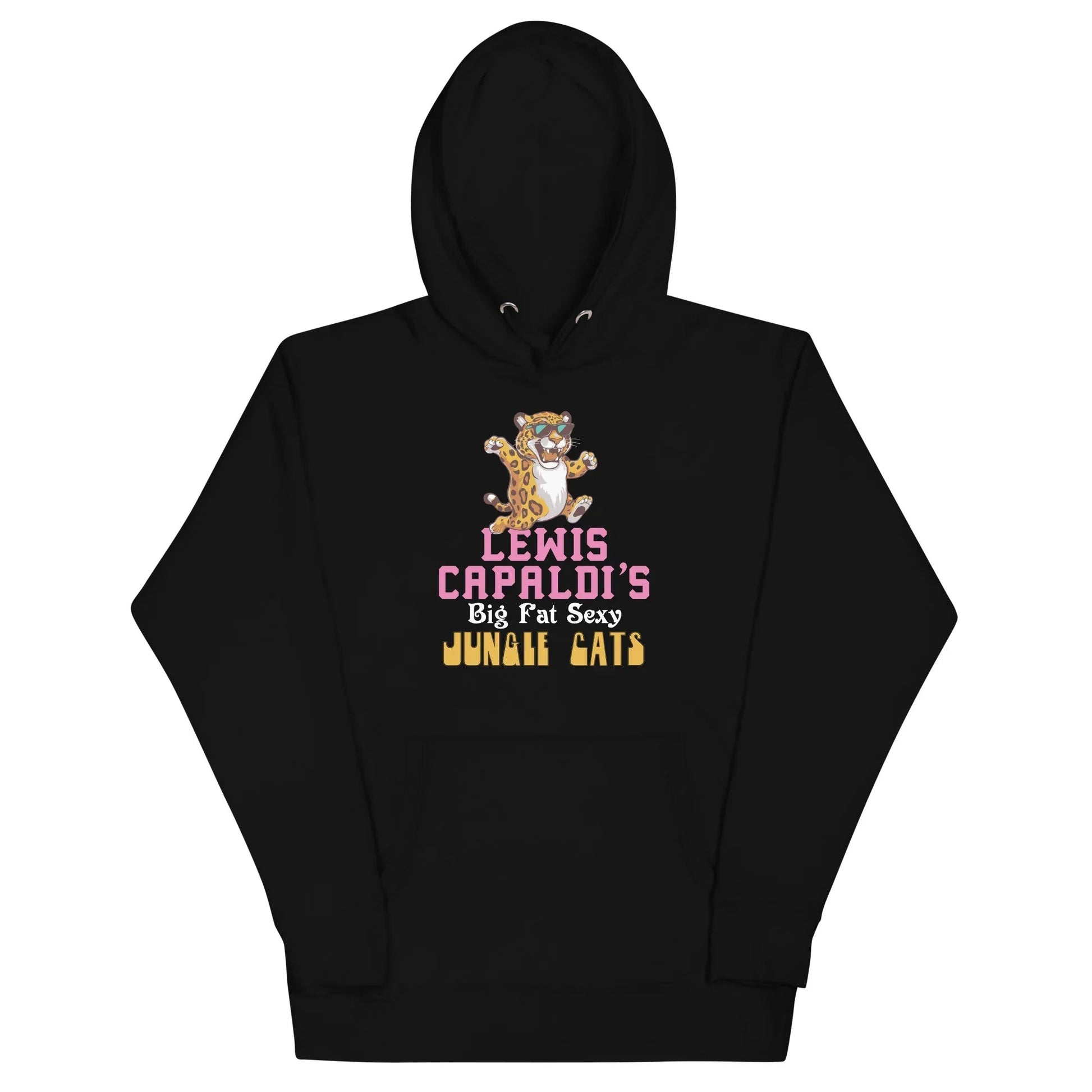 Lewis Capaldi "Big Fat Sexy Jungle Cats" Cotton Blend Hoodie Alcyone213k