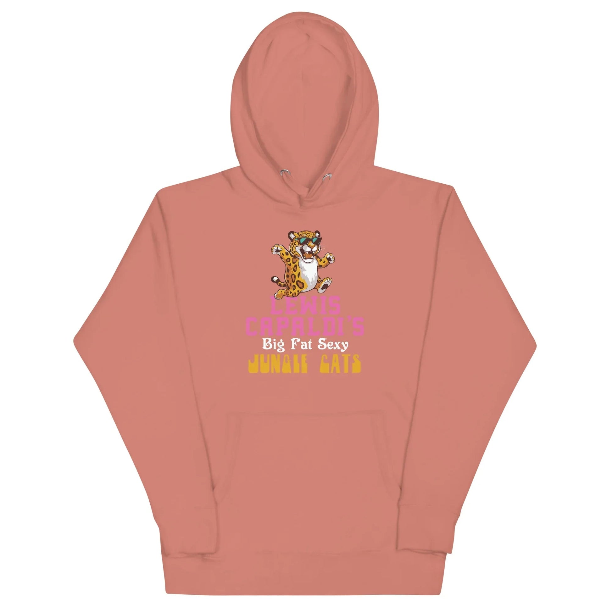 Lewis Capaldi "Big Fat Sexy Jungle Cats" Cotton Blend Hoodie Alcyone213k