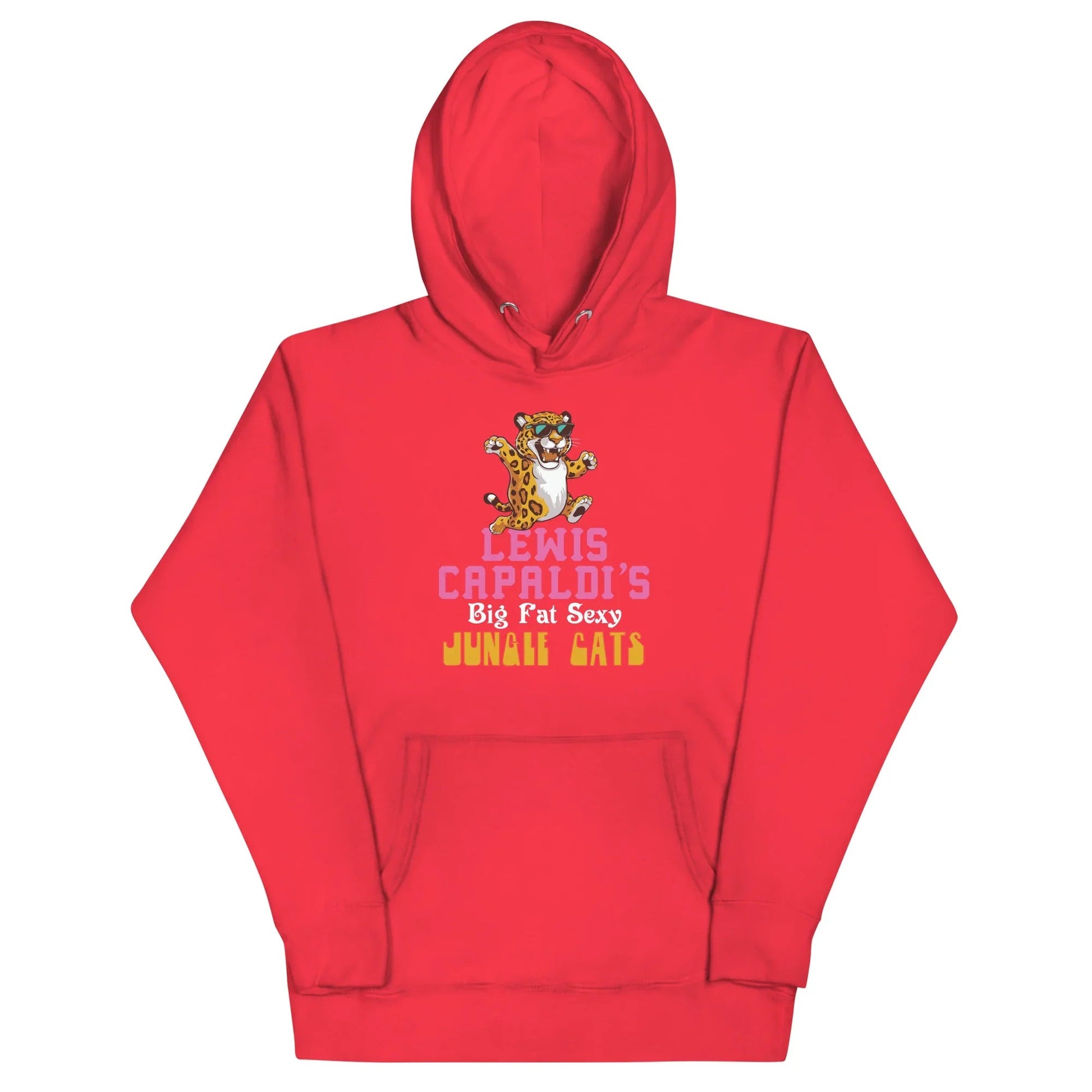 Lewis Capaldi "Big Fat Sexy Jungle Cats" Cotton Blend Hoodie Alcyone213k
