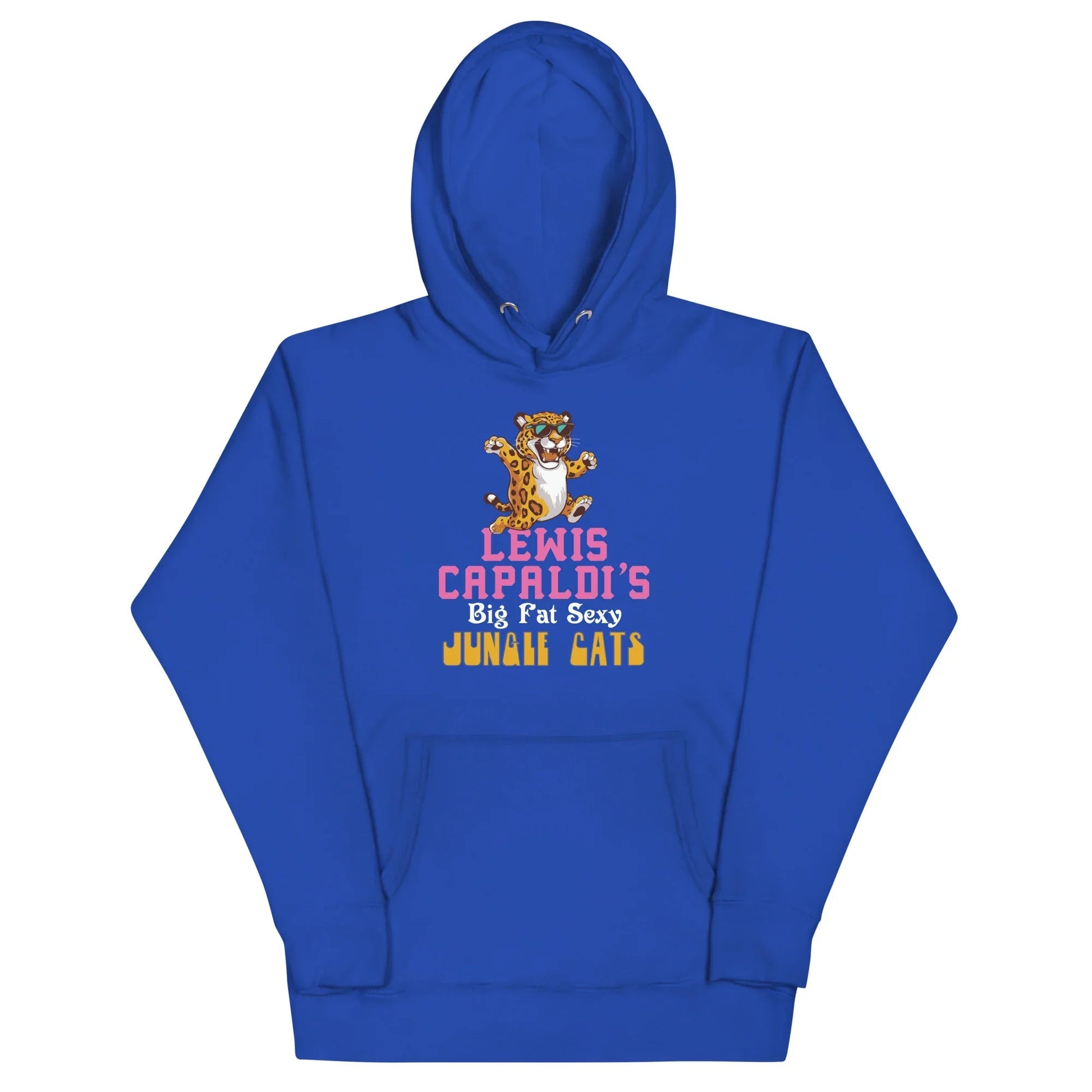 Lewis Capaldi "Big Fat Sexy Jungle Cats" Cotton Blend Hoodie Alcyone213k
