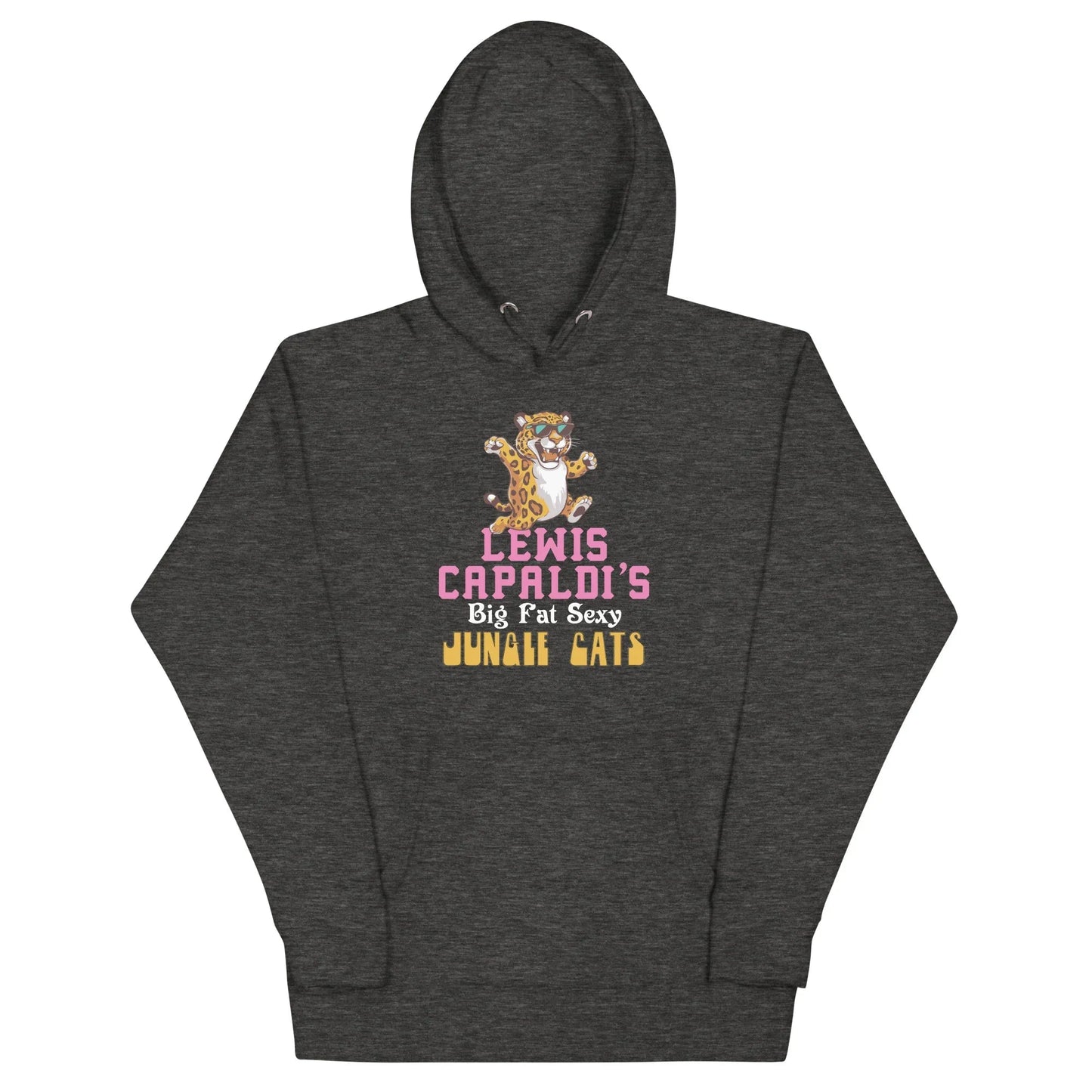 Lewis Capaldi "Big Fat Sexy Jungle Cats" Cotton Blend Hoodie Alcyone213k