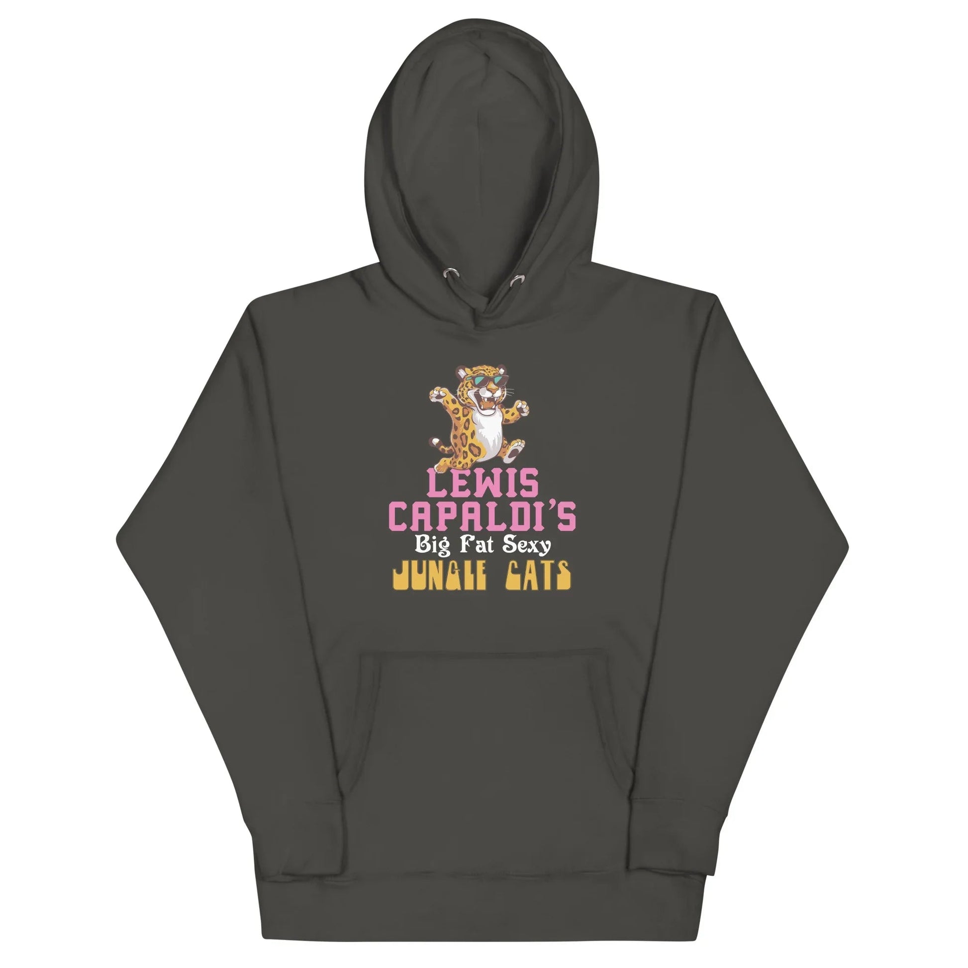 Lewis Capaldi "Big Fat Sexy Jungle Cats" Cotton Blend Hoodie Alcyone213k