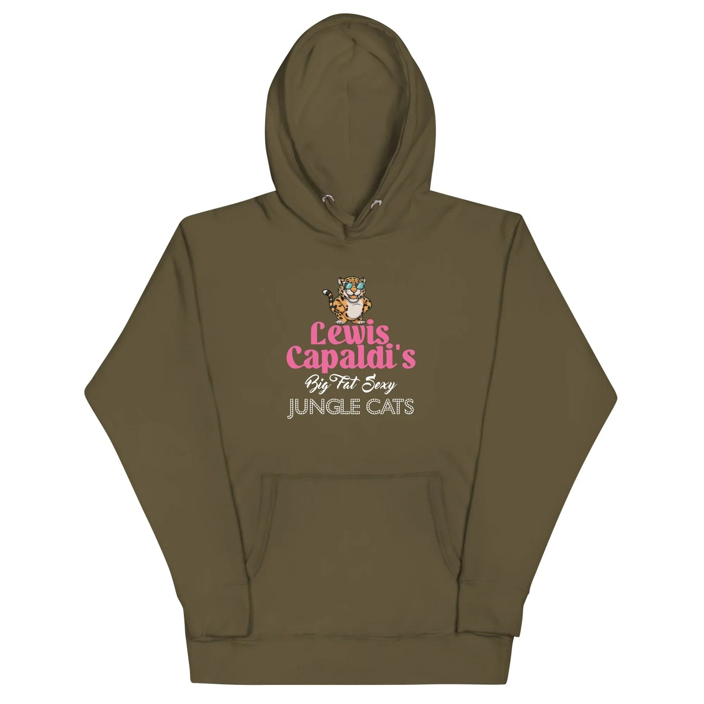 Lewis Capaldi "Big Fat Sexy Jungle Cats" Unisex Hoodie Alcyone213k