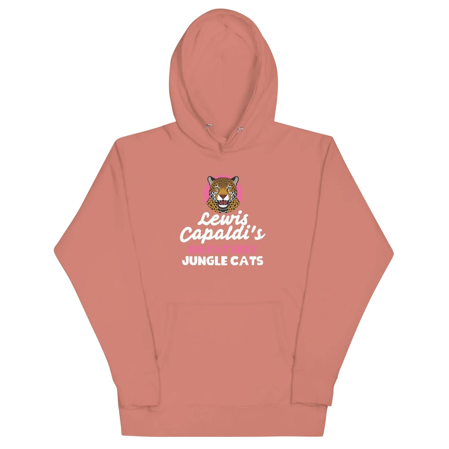 Lewis Capaldi Big Fat Sexy Jungle Cats Hoodie - Black Unisex Cotton Blend Alcyone213k