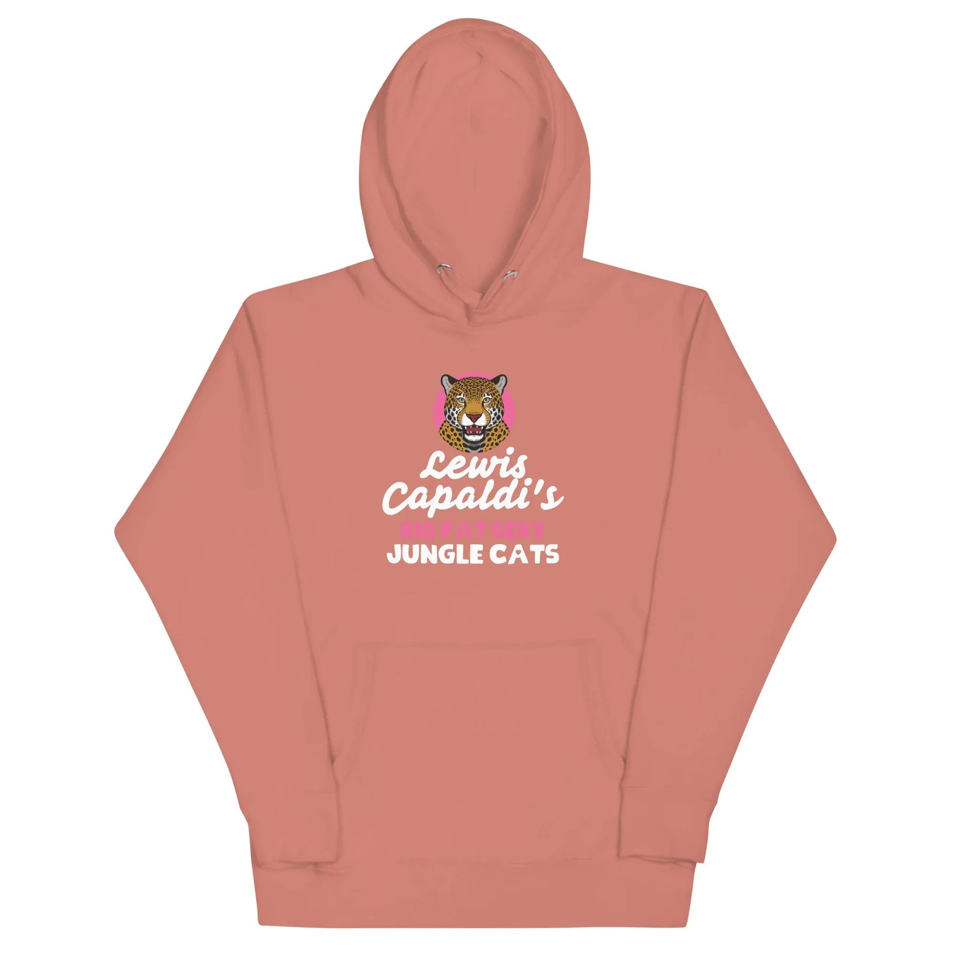 Lewis Capaldi Big Fat Sexy Jungle Cats Hoodie - Black Unisex Cotton Blend Alcyone213k