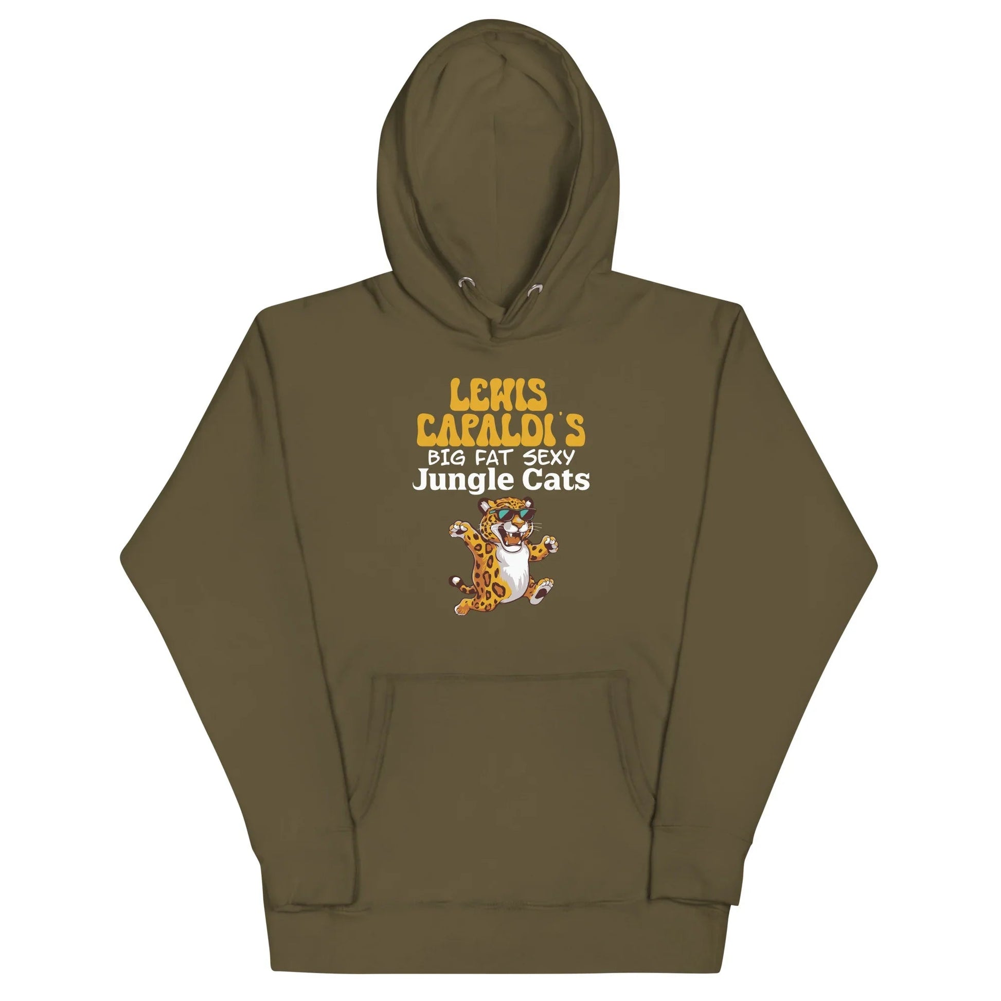 Lewis Capaldi Big Fat Sexy Jungle Cats Hoodie - Unisex Graphic Sweatshirt Alcyone213k