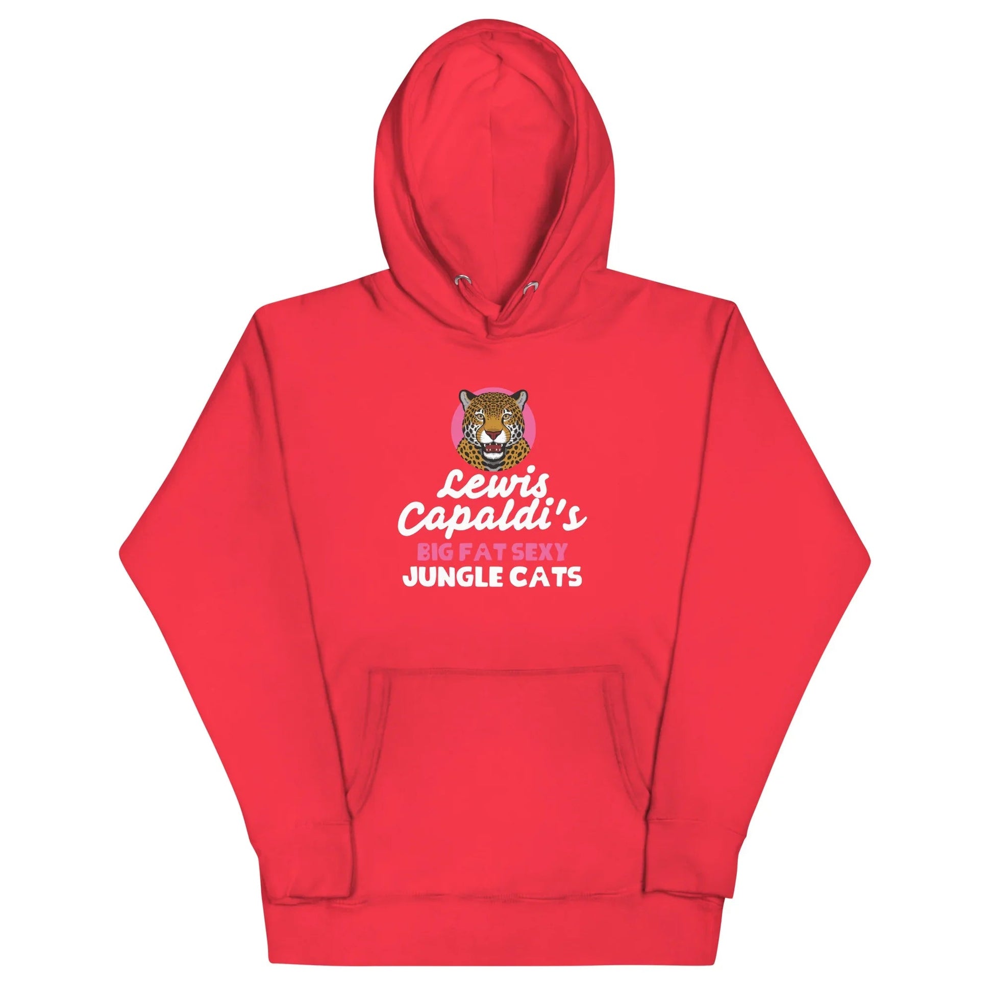 Lewis Capaldi Big Fat Sexy Jungle Cats Hoodie - Black Unisex Cotton Blend Alcyone213k