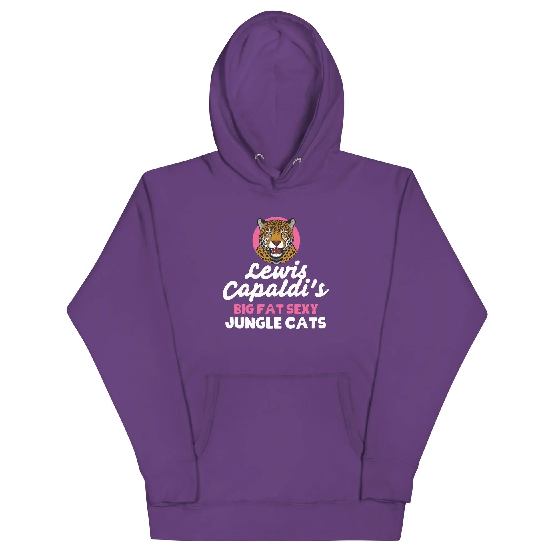 Lewis Capaldi Big Fat Sexy Jungle Cats Hoodie - Black Unisex Cotton Blend Alcyone213k