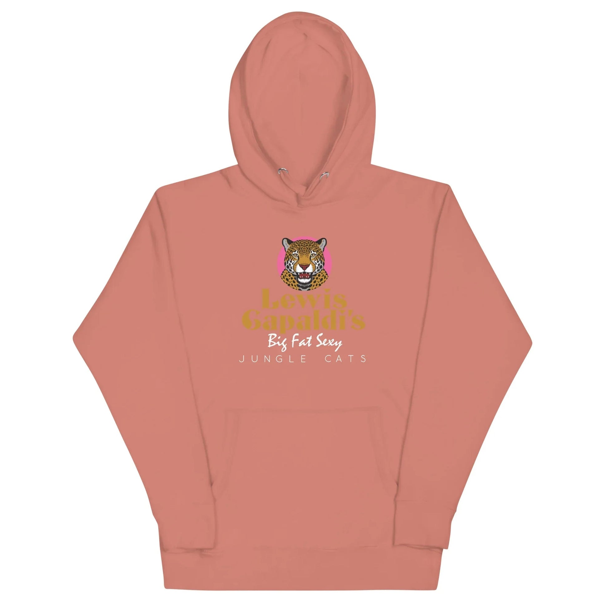Lewis Capaldi "Big Fat Sexy Jungle Cats" Graphic Hoodie - Unisex Cotton Fleece Alcyone213k