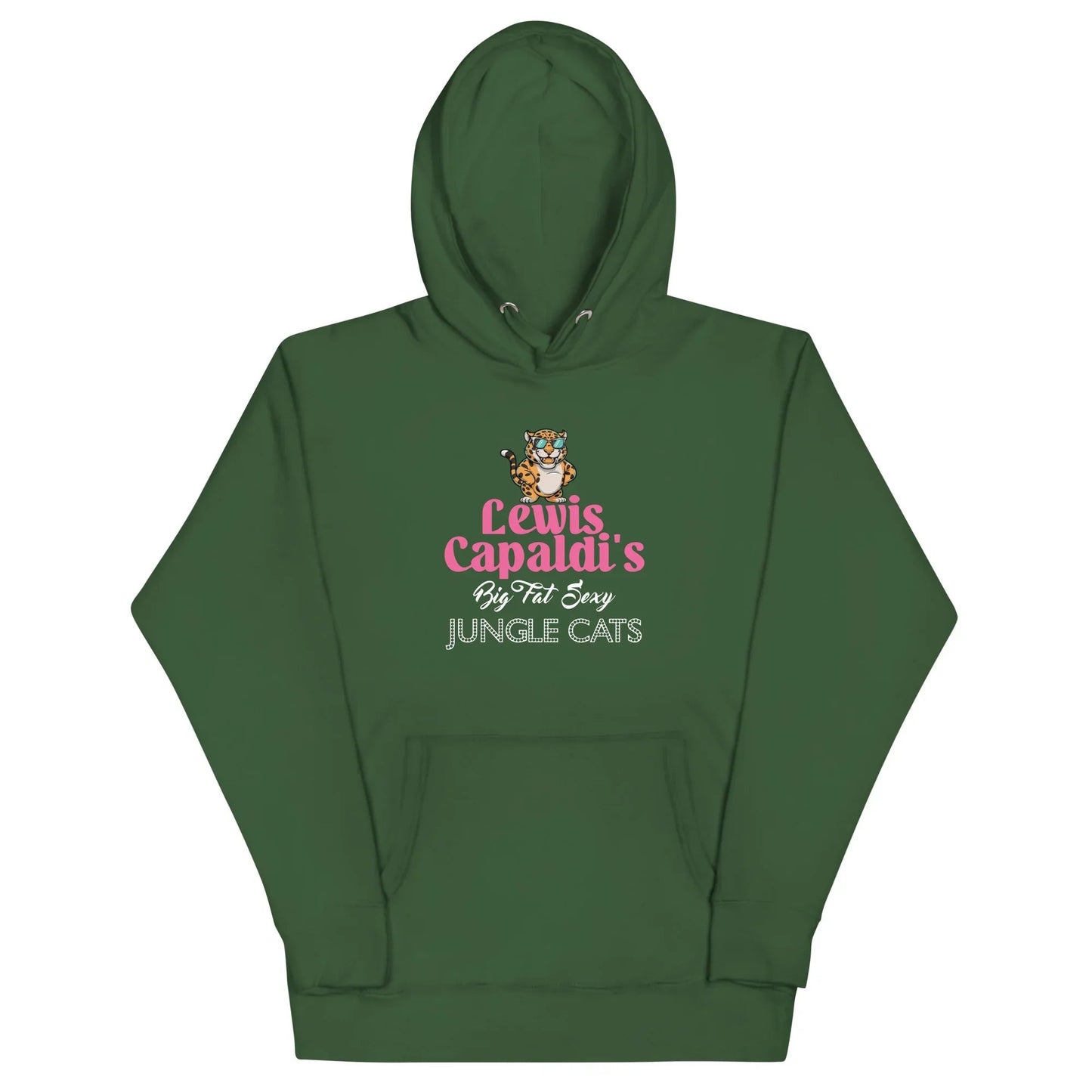 Lewis Capaldi "Big Fat Sexy Jungle Cats" Unisex Hoodie Alcyone213k