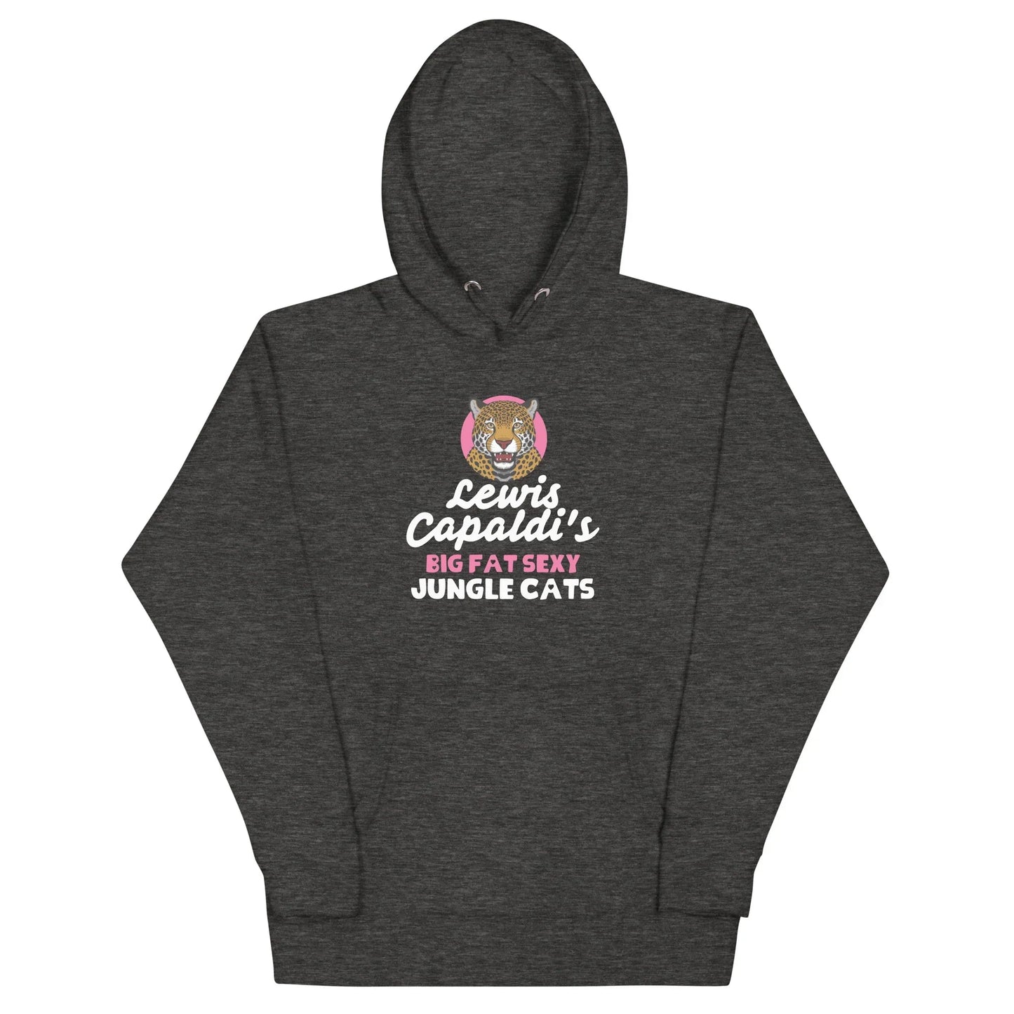 Lewis Capaldi Big Fat Sexy Jungle Cats Hoodie - Black Unisex Cotton Blend Alcyone213k