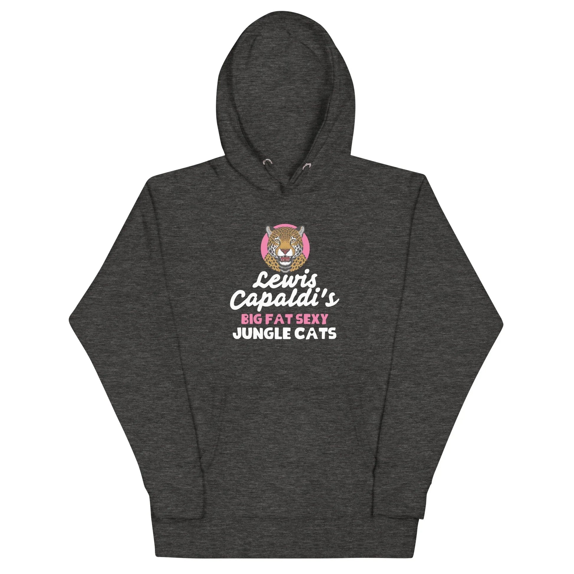 Lewis Capaldi Big Fat Sexy Jungle Cats Hoodie - Black Unisex Cotton Blend Alcyone213k