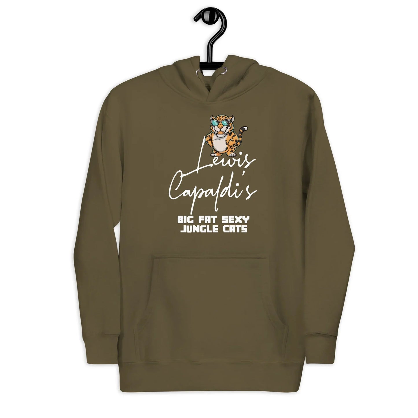 Lewis Capaldi "Big Fat Sexy Jungle Cats" Unisex Hoodie | Alcyone213k Alcyone213k