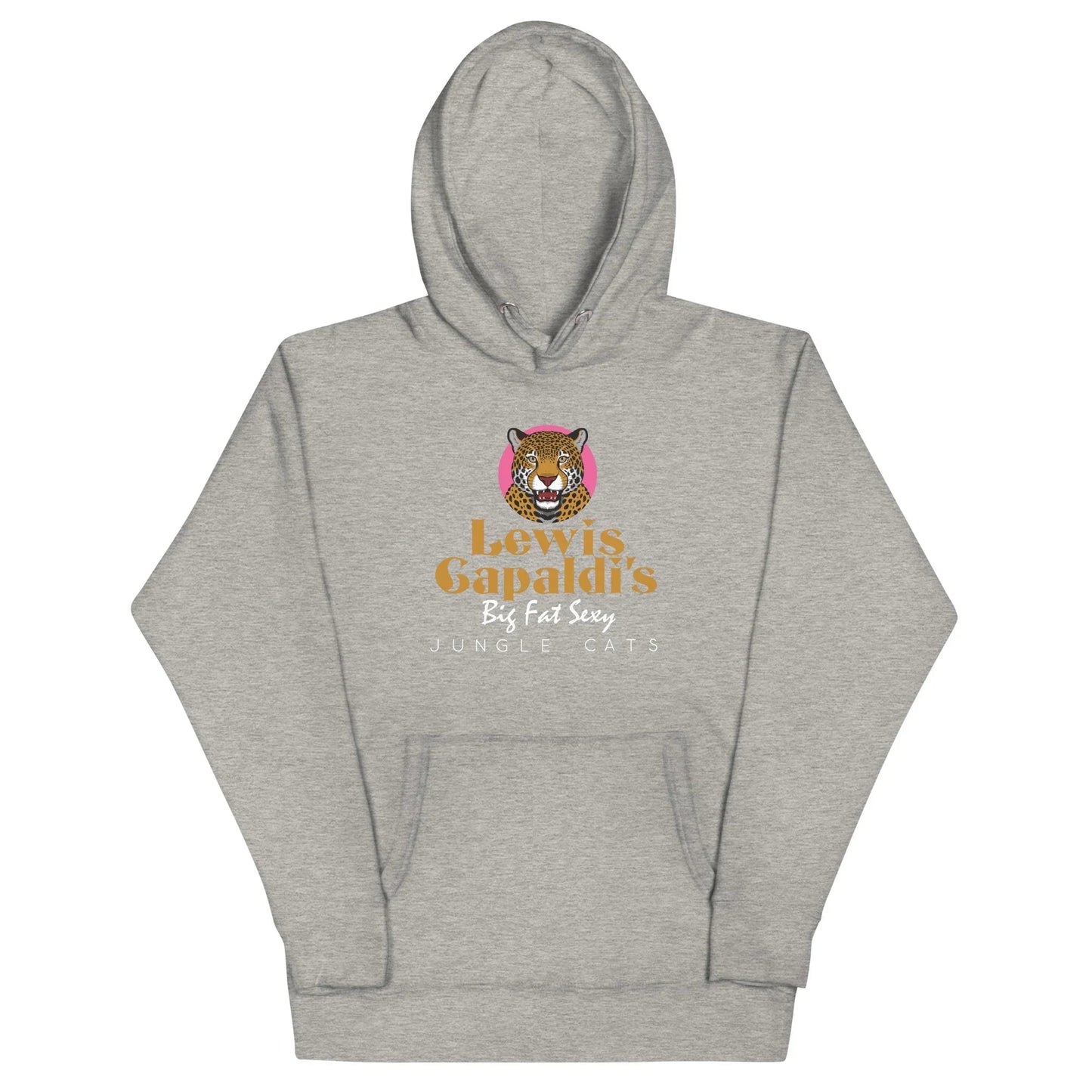 Lewis Capaldi "Big Fat Sexy Jungle Cats" Graphic Hoodie - Unisex Cotton Fleece Alcyone213k