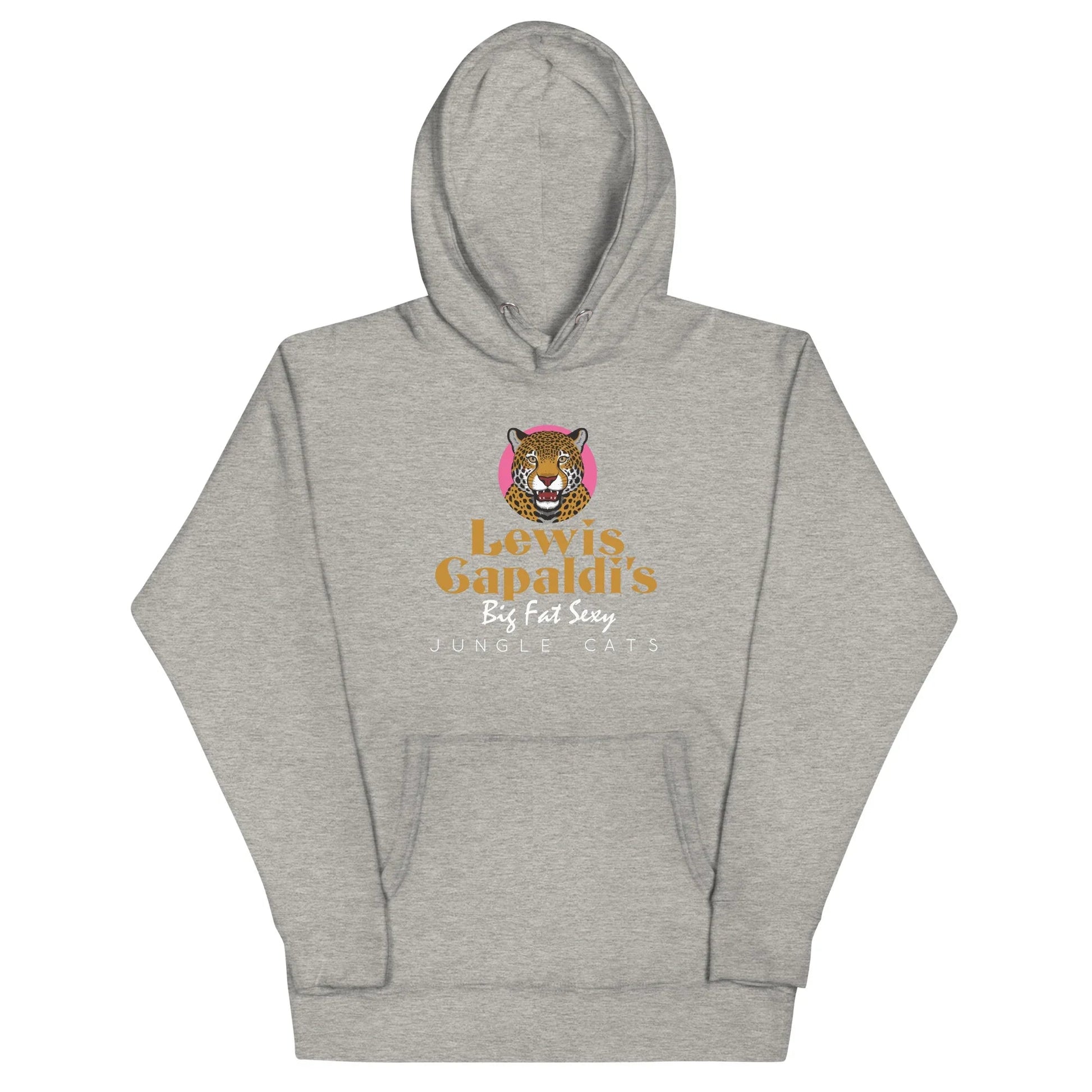 Lewis Capaldi "Big Fat Sexy Jungle Cats" Graphic Hoodie - Unisex Cotton Fleece Alcyone213k