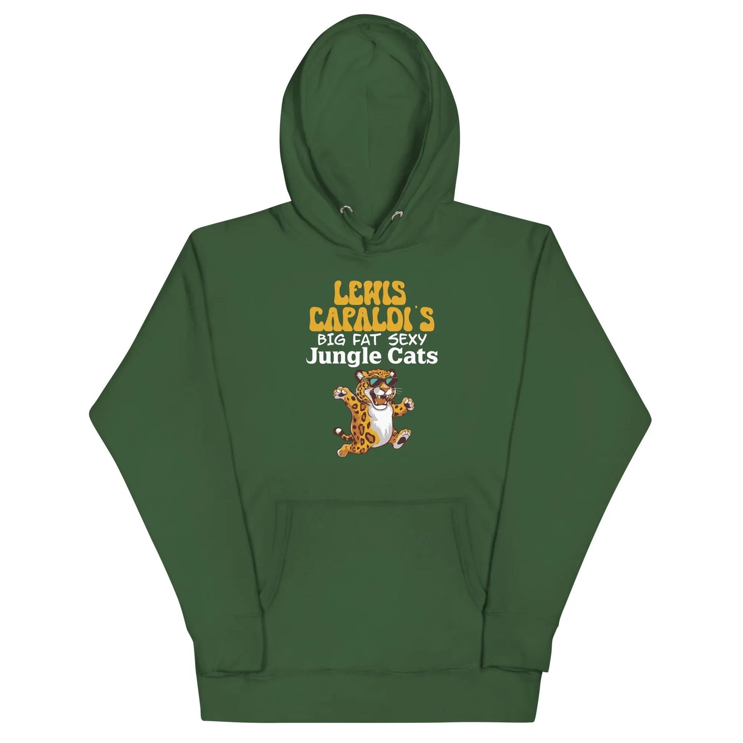 Lewis Capaldi Big Fat Sexy Jungle Cats Hoodie - Unisex Graphic Sweatshirt Alcyone213k