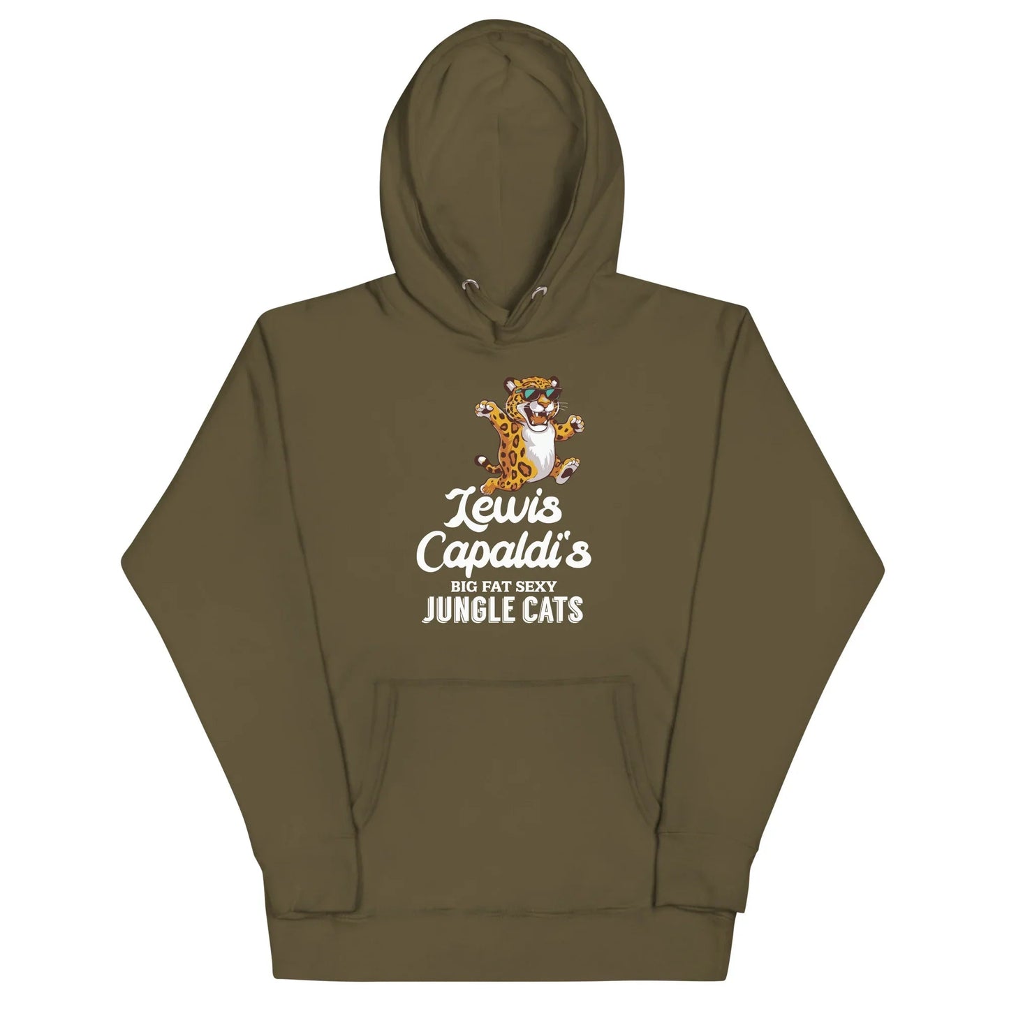Lewis Capaldi Big Fat Sexy Jungle Cats Unisex Hoodie Alcyone213k