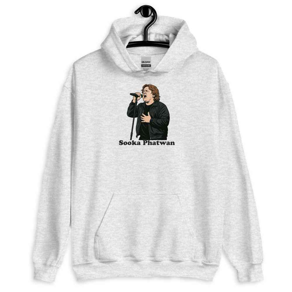 Lewis Capaldi Hoodie | Sooka Phatwan Red Cozy Unisex Apparel Alcyone213k